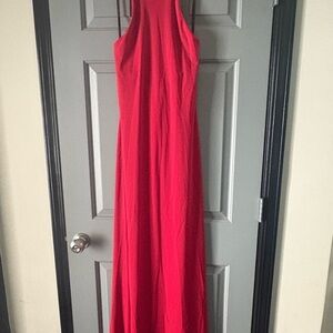 Rachel Kate Vibrant Red Sleeveless Maxi Dress